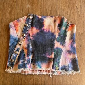 Stylish Multicolor Women's Corset Top